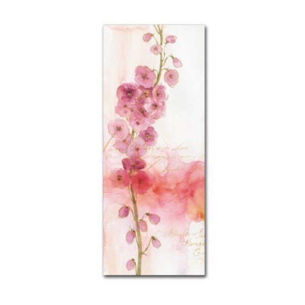 Lisa Audit 'Rainbow Seeds Abstract Floral I' Canvas Art, 8x19, Trademark Fine Art, Mfr#: WAP0517-C819GG